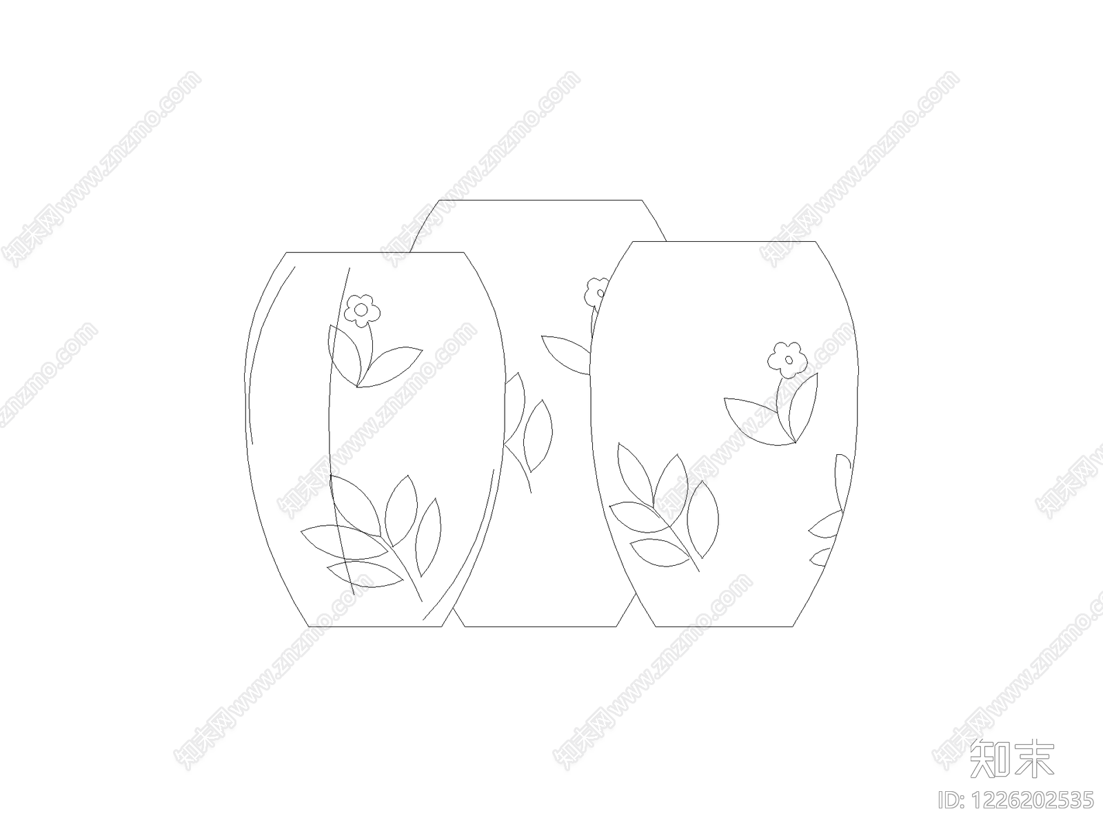摆件cad施工图下载【ID:1226202535】