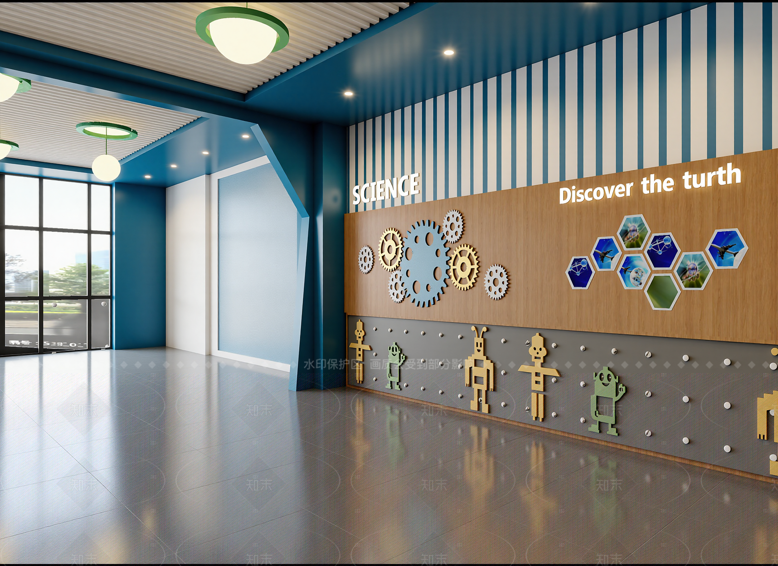 现代科学展厅3D模型下载【ID:1214561981】