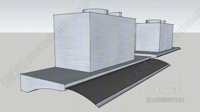 风向标通风机SU模型下载【ID:526330104】