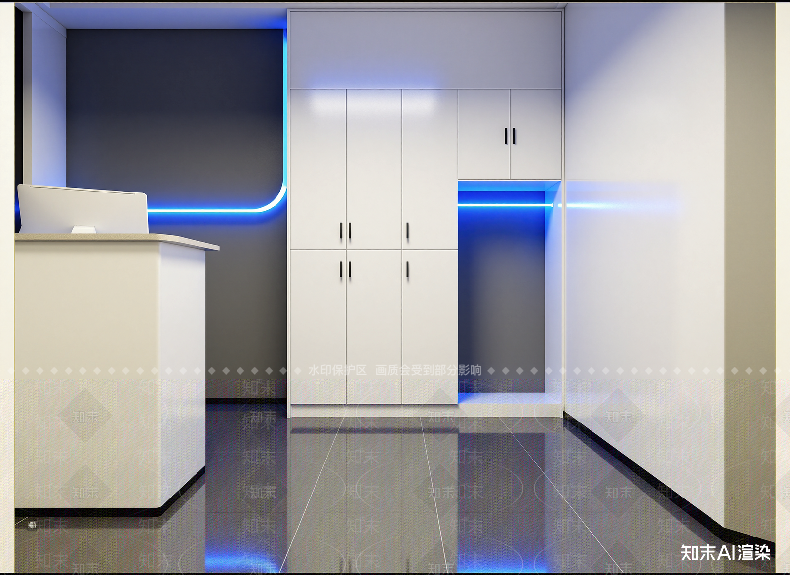现代接待室3D模型下载【ID:1214633961】