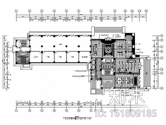 [山西]某科技大厦办公楼装饰施工图(含效果)cad施工图下载【ID:161809185】