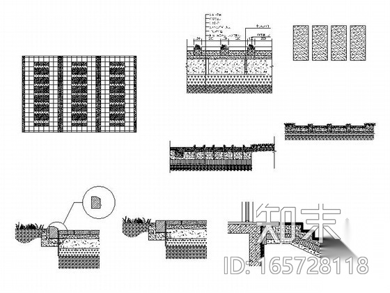 [浙江]派出所扩建景观绿化设计施工图cad施工图下载【ID:165728118】
