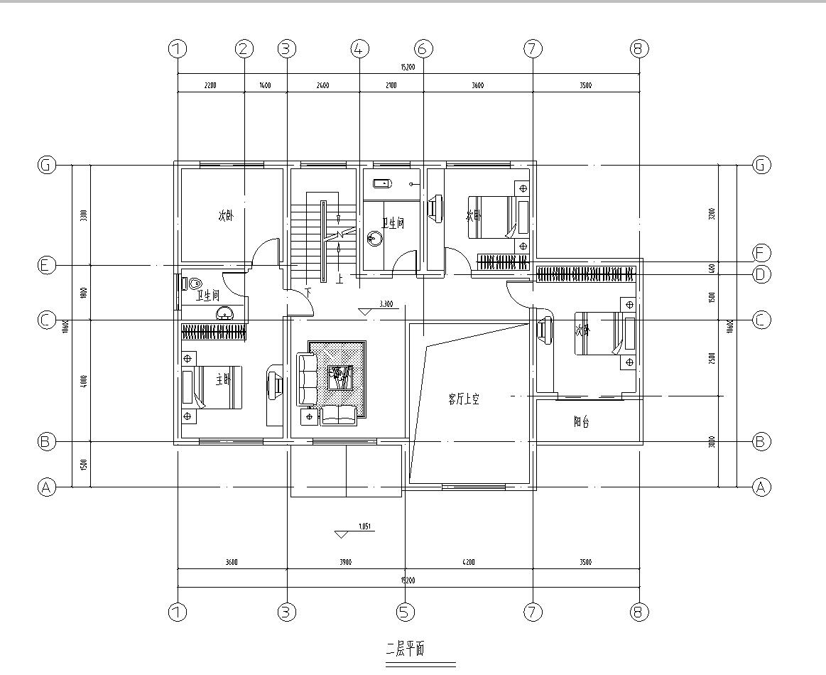 现代农民居别墅建筑方案文本（包含效果图+CAD）施工图下载【ID:167929106】