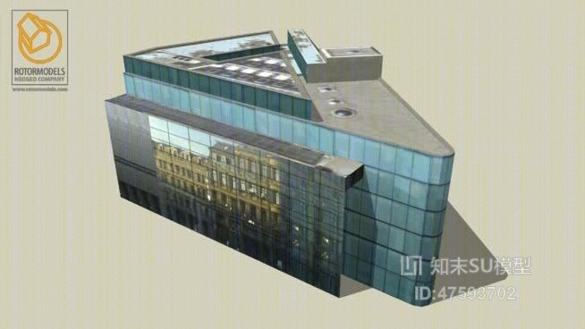 办公楼SU模型下载【ID:319300354】