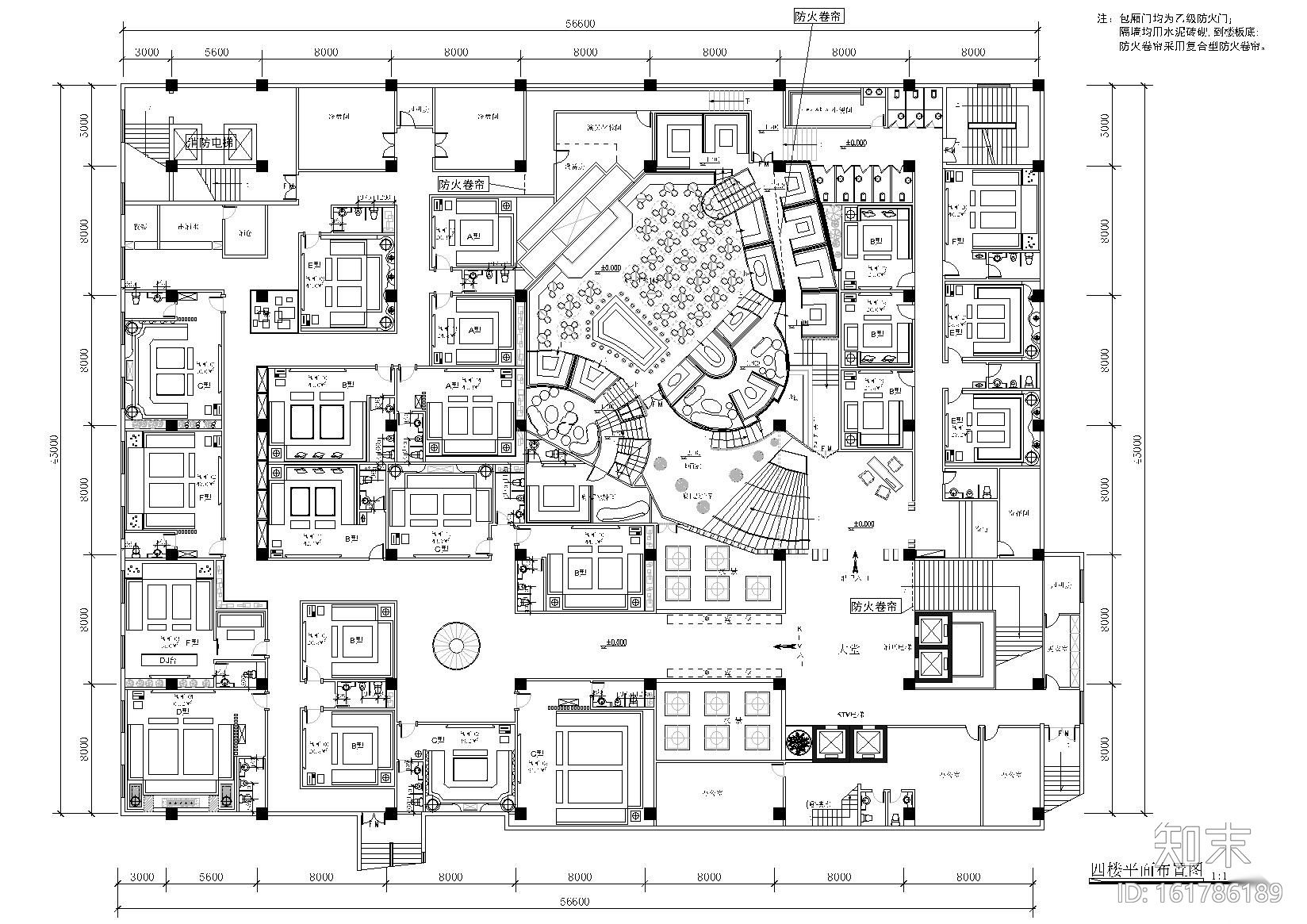 [温州]宝丽金KTV装饰设计项目施工图+效果图施工图下载【ID:161786189】