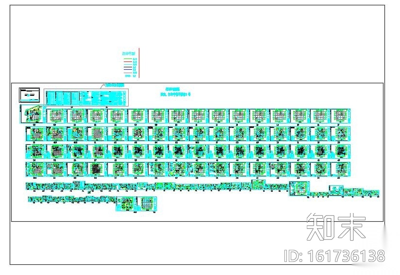 [贵州]新华苑办公楼室内装修改造图纸含标文cad施工图下载【ID:161736138】