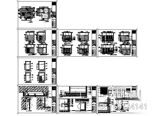 50㎡公共卫生间施工图施工图下载【ID:165124141】