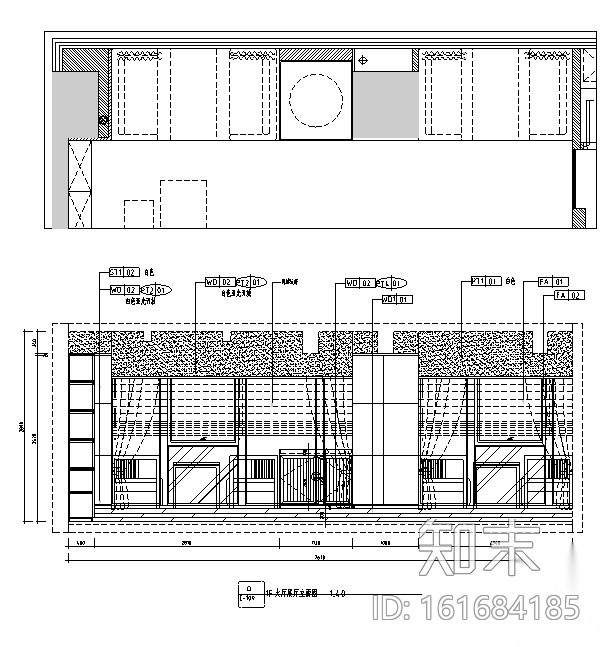 新中式素雅风玉石展厅室内设计施工图（含超清效果图）施工图下载【ID:161684185】