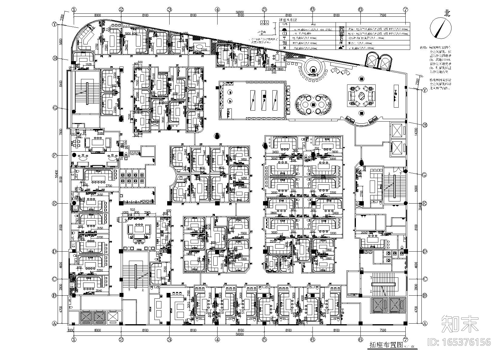 [深圳]欢乐壹佰卡拉OK厅装饰施工图+效果图施工图下载【ID:165376156】