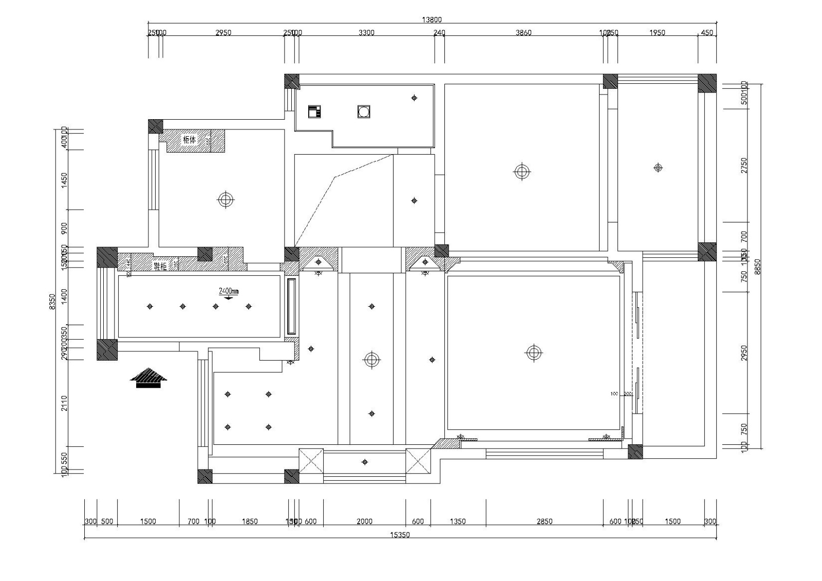 [江苏]-南京碧桂园凤凰岛200㎡住宅施工图施工图下载【ID:160490141】