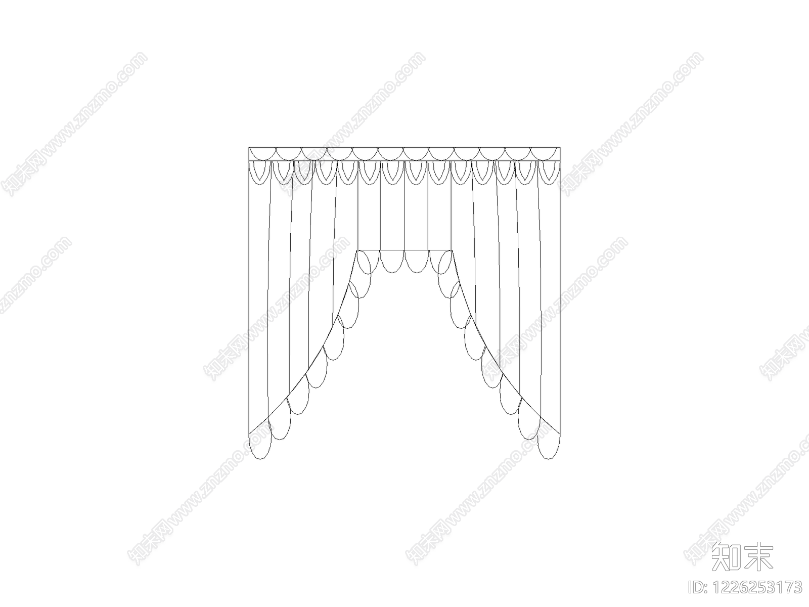 窗帘CAD图纸