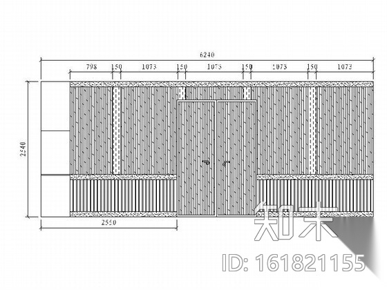 54平方高管办公室装修图cad施工图下载【ID:161821155】