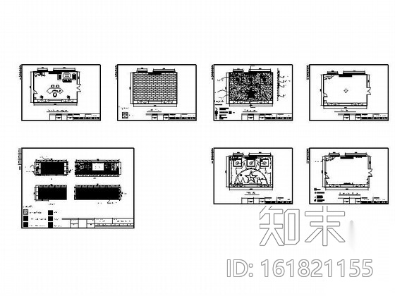 54平方高管办公室装修图cad施工图下载【ID:161821155】