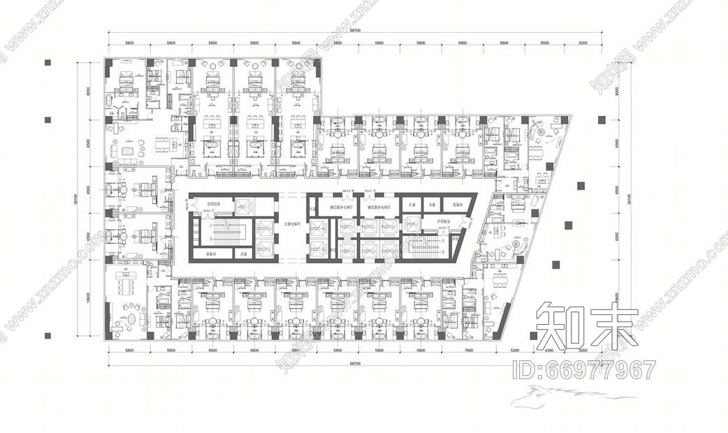 郑中-CCD重庆威斯汀大酒店设计概念陈述(CAD施工图纸)施工图下载【ID:66977967】