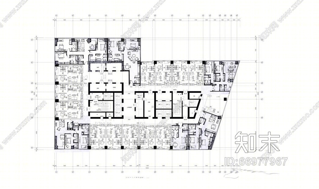 郑中-CCD重庆威斯汀大酒店设计概念陈述(CAD施工图纸)施工图下载【ID:66977967】