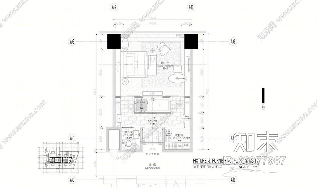 郑中-CCD重庆威斯汀大酒店设计概念陈述(CAD施工图纸)施工图下载【ID:66977967】