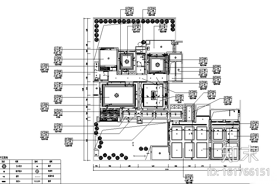 南康刘府别墅设计施工图（附效果图）cad施工图下载【ID:161766151】