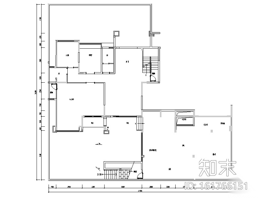 南康刘府别墅设计施工图（附效果图）cad施工图下载【ID:161766151】