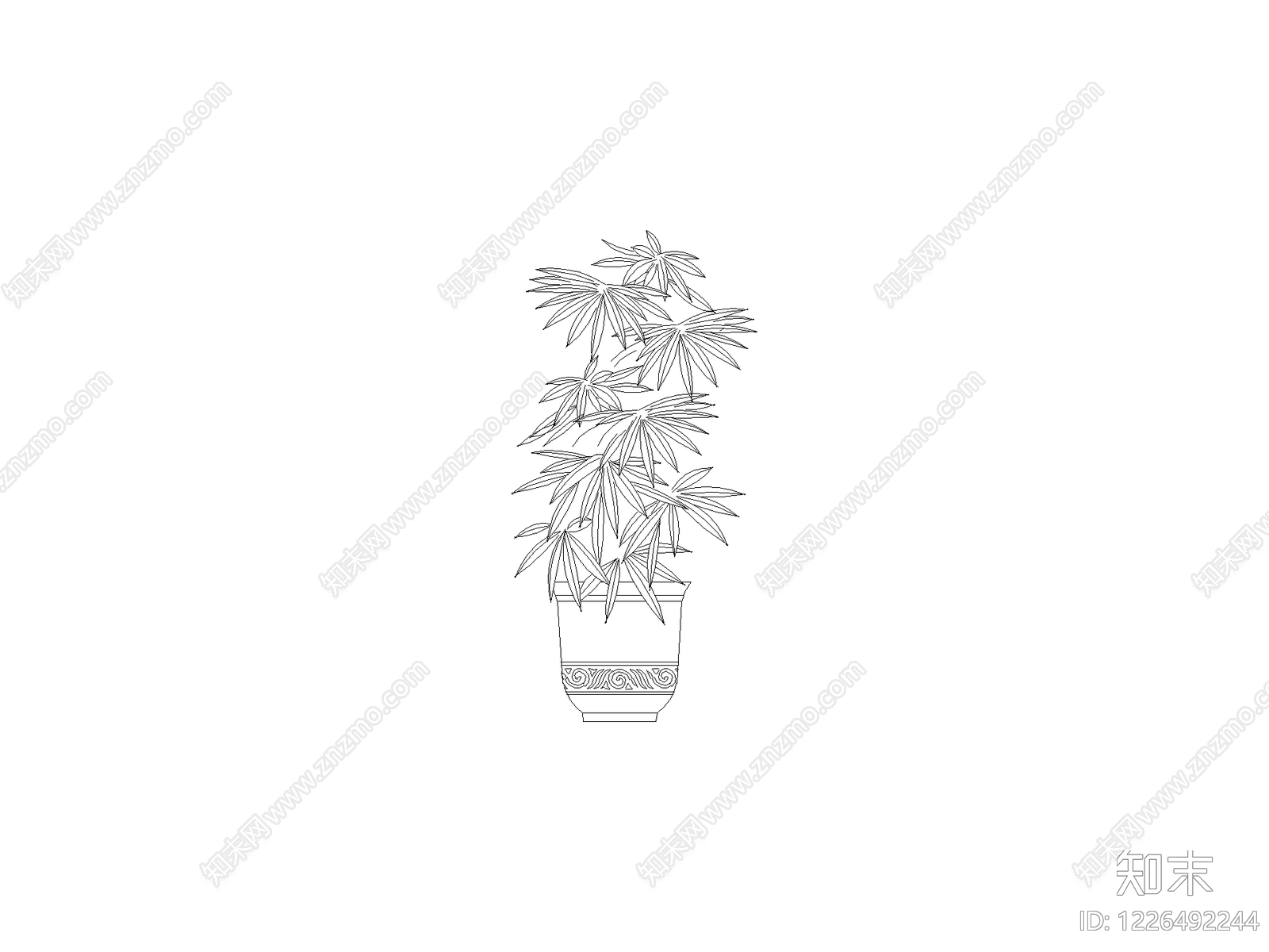 绿植CAD图纸