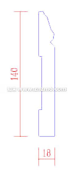 踢脚线cad施工图下载【ID:179539166】