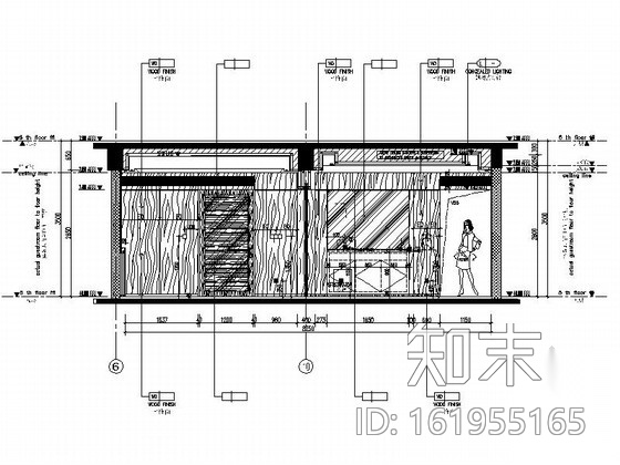 [昆山]五星级商务酒店宴会厅装修施工图（含效果）cad施工图下载【ID:161955165】