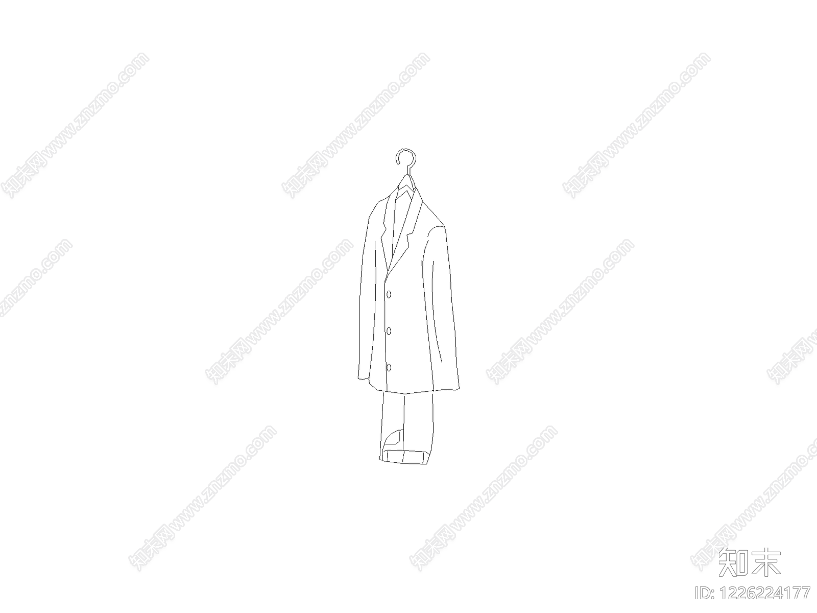服装鞋帽cad施工图下载【ID:1226224177】