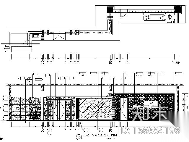 170㎡豪华夜总会包房施工图cad施工图下载【ID:166684196】