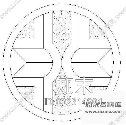 图块/节点铺地花纹图块2cad施工图下载【ID:832314804】