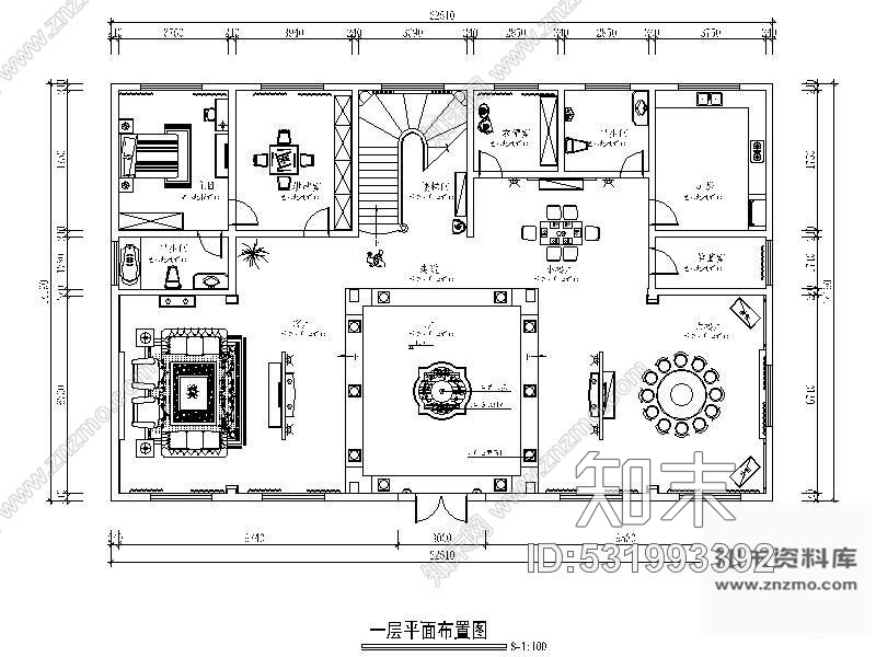 施工图诸暨简欧某别墅施工图含效果cad施工图下载【ID:531993392】