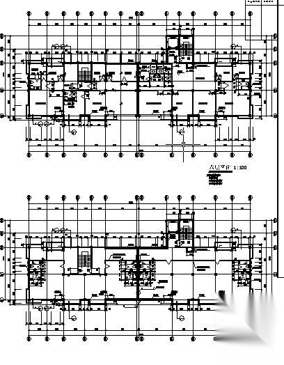 某七层办公楼建筑施工图施工图下载【ID:151432112】