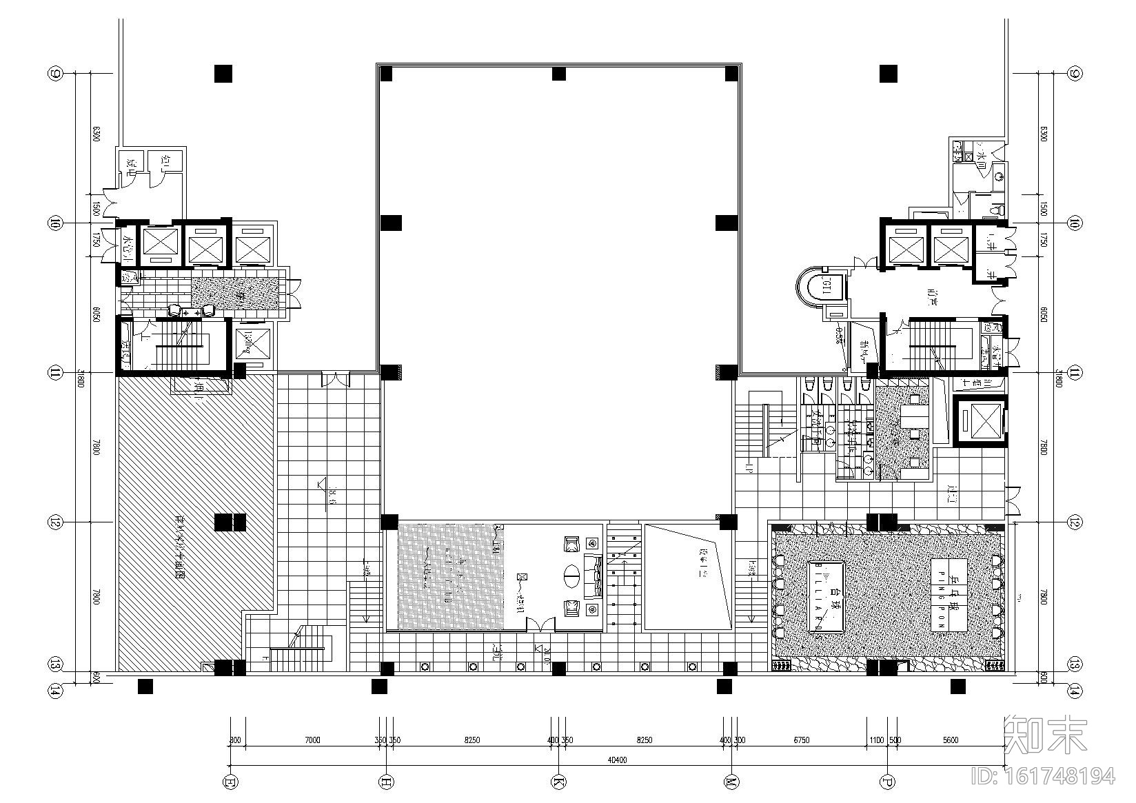 [重庆]申基索菲特酒店公区施工图+效果图施工图下载【ID:161748194】