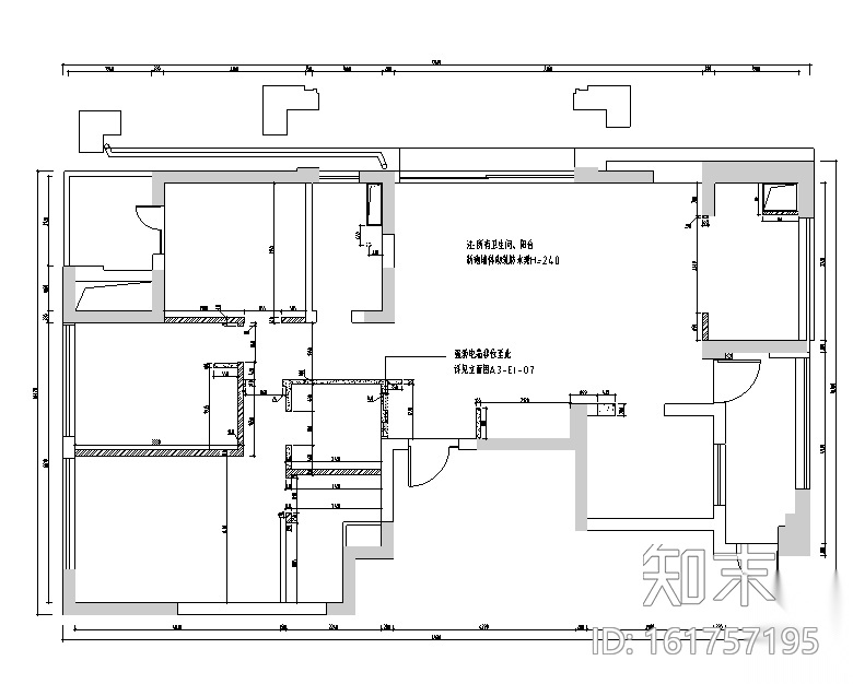 理性与感性|富阳绿城景和园住宅设计施工图（附效果图）施工图下载【ID:161757195】