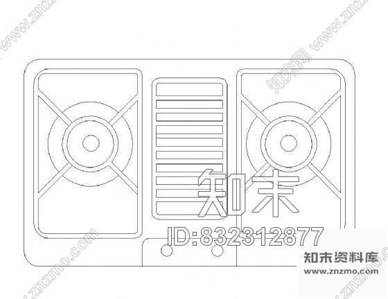 图块/节点厨房用品图块集施工图下载【ID:832312877】