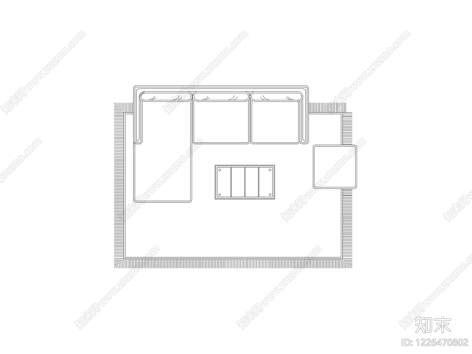 家装图块cad施工图下载【ID:1226470802】