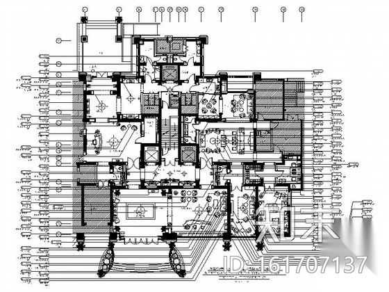 [北京]售楼处首层大堂及电梯厅CAD施工图(含实景图）施工图下载【ID:161707137】