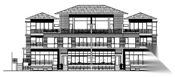 丹堤A区11号楼建筑施工图cad施工图下载【ID:149920106】