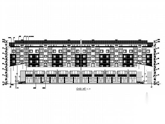 [吉林]6层中式风格高档公寓设计施工图cad施工图下载【ID:166546188】