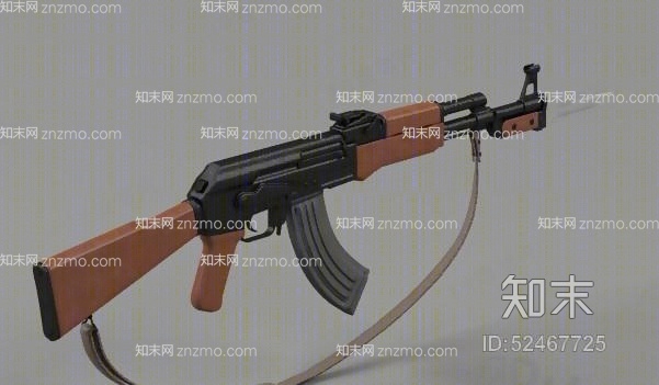 玩具枪23D模型下载【ID:52467725】