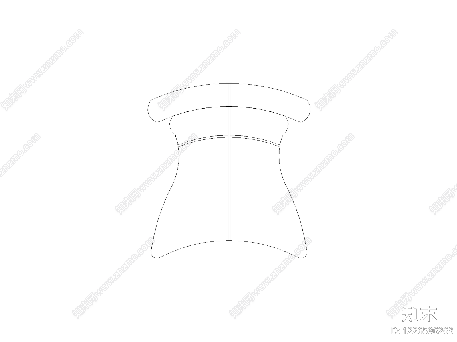 椅子cad施工图下载【ID:1226596263】