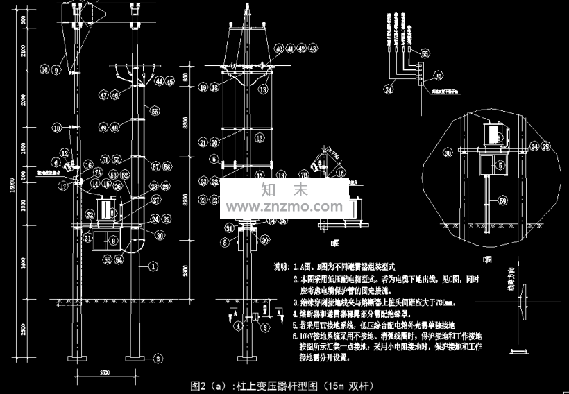 配电台变图集cad施工图下载【ID:173922194】