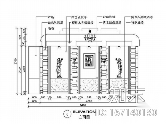 12个餐厅包间设计图cad施工图下载【ID:167140130】