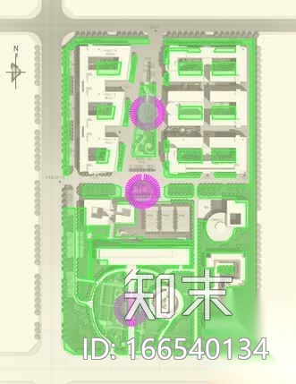 台州经济开发区创业中心规划方案cad施工图下载【ID:166540134】