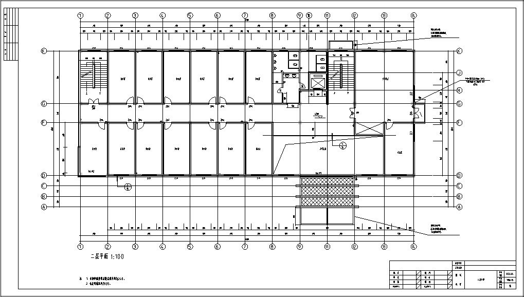 5套现代风多高层办公楼设计施工图CAD施工图下载【ID:166815119】