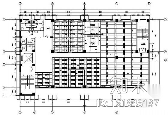 某公司办公楼装修图cad施工图下载【ID:161848137】