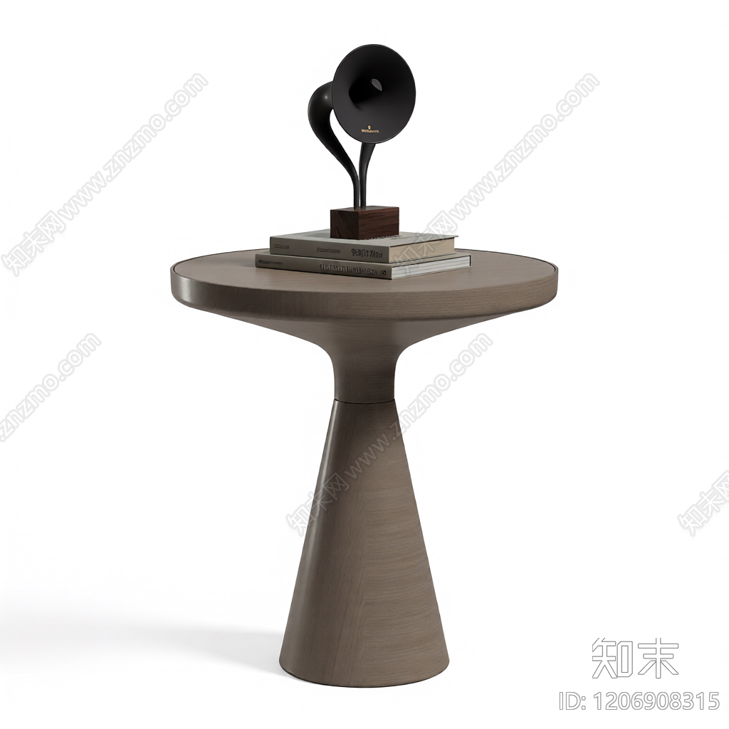 复古留声机边桌3D模型下载【ID:1206908315】