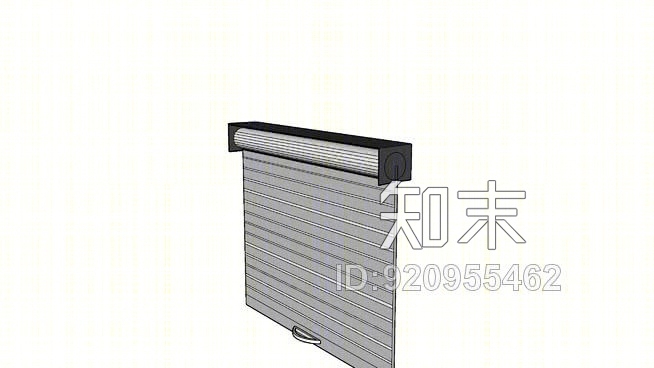 金属窗帘-窗帘metalica保护建筑学院SU模型下载【ID:920955462】
