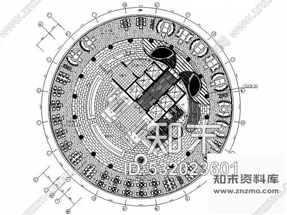 施工图广东精品现代风格五星级大酒店旋转餐厅室内装修施工图cad施工图下载【ID:532023601】