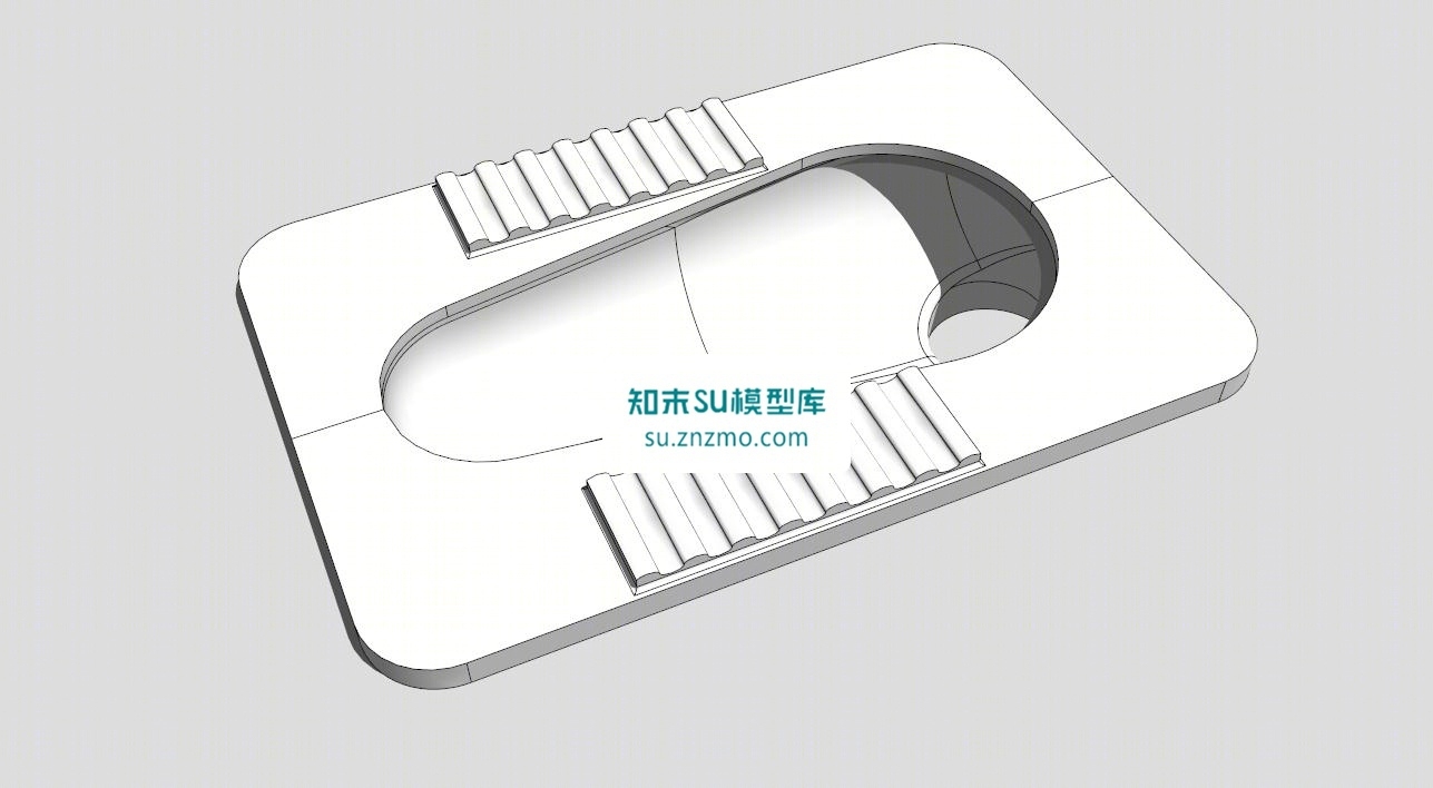 陶瓷便池SU模型下载【ID:148509144】