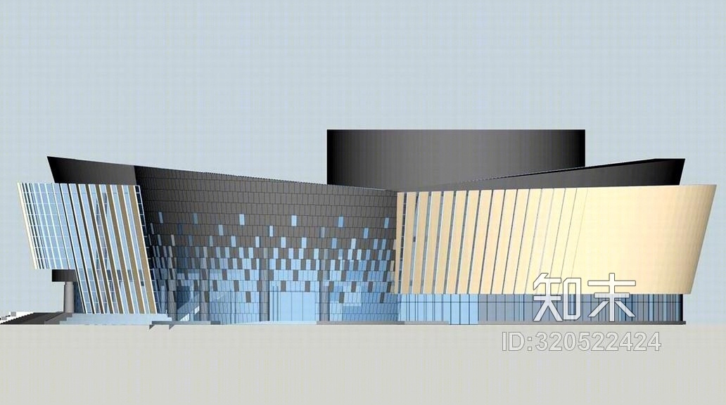 圆形剧院SU模型下载【ID:320522424】