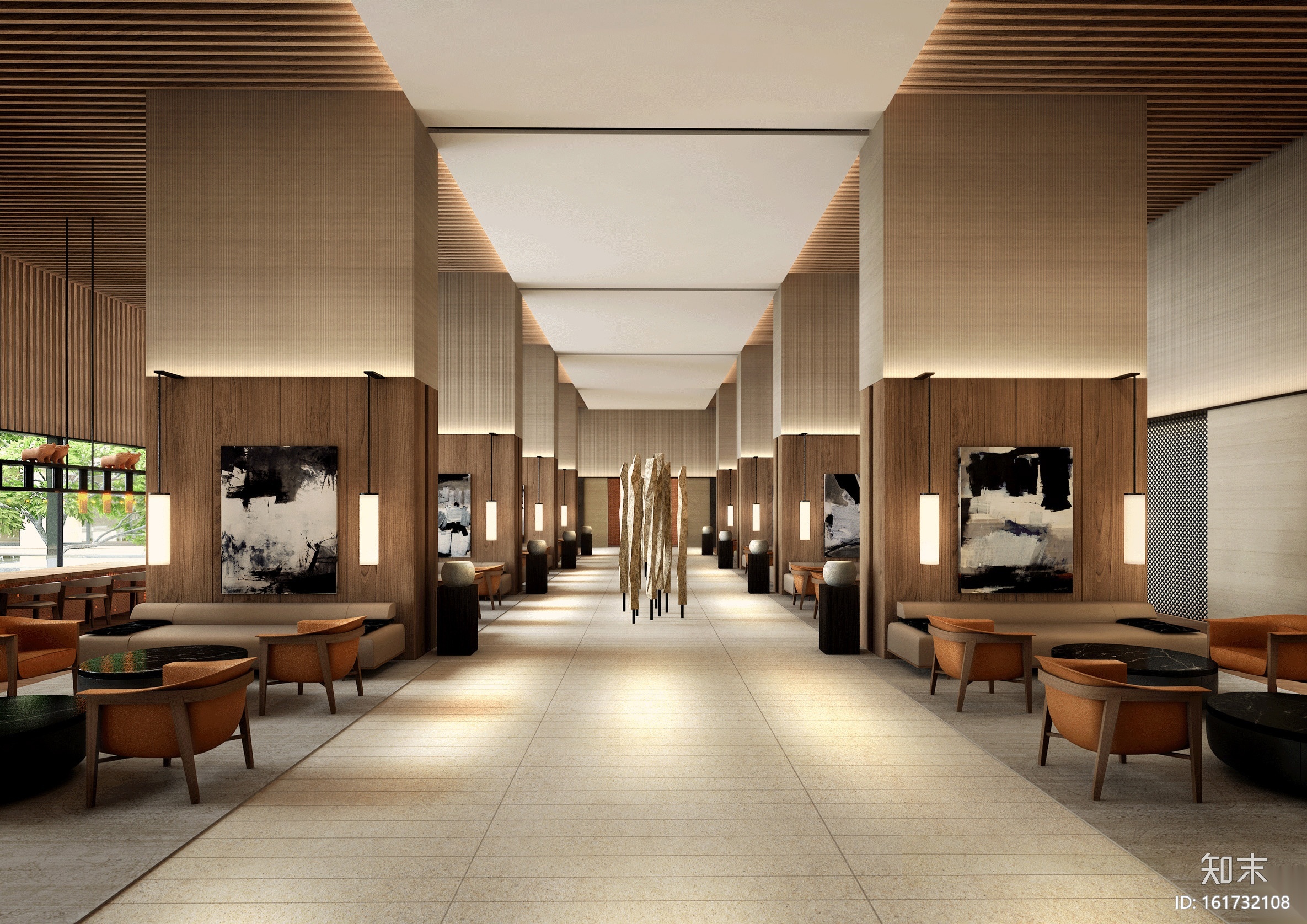 [福建]厦门璞尚酒店室内CAD施工图+效果图cad施工图下载【ID:161732108】